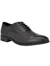 CALVIN KLEIN DREW MENS LEATHER LACE-UP OXFORDS