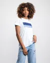 Calvin Klein Duo Logo Print Womens T-shirt