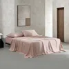 Calvin Klein Organic Earth Cotton Sateen Sheet Set In Light Pink