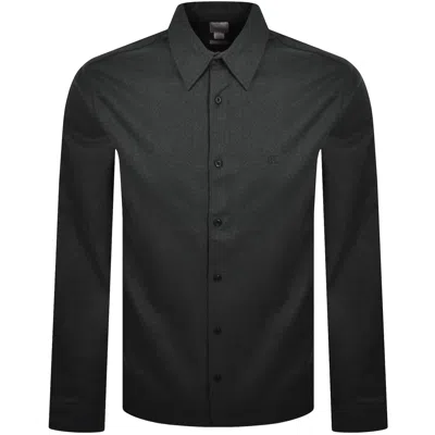 Calvin Klein Easy Fit Flannel Shirt Black