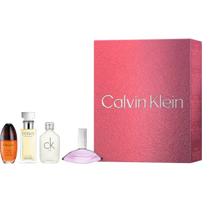 Calvin Klein Eau De Parfum & Eau De Toilette Fragrance Coffret In Transparent