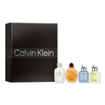 Calvin Klein Eau De Toilette Cologne Sampler 4-piece Gift Set