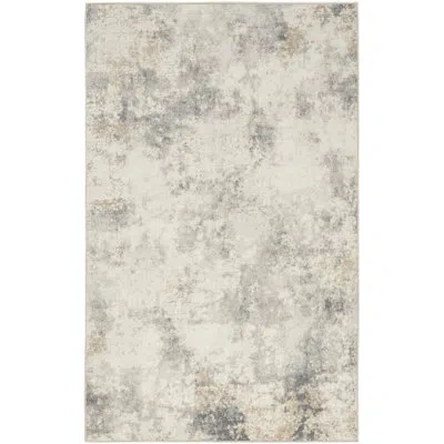 Calvin Klein Ech07-ivgry Area Rug In Ivory;gray
