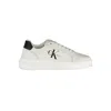 Calvin Klein Eco-chic White Sneakers With Contrast Details