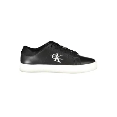 Calvin Klein Eco-conscious Sneakers With Signature Men's Style In Black