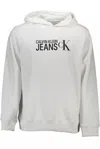 Calvin Klein Eco-conscious White Hooded Sweatshirt