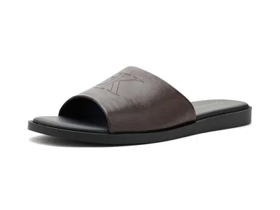 Calvin Klein Edenn Slide Sandal In Brown