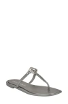 Calvin Klein Edhen Flip Flop In Silver