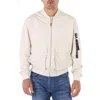 CALVIN KLEIN CALVIN KLEIN EGGSHELL WATER REPELLENT PROOF BOMBER JACKET