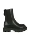 Calvin Klein Elastic-panel Zip-front Boots In Black