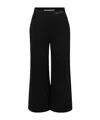 Calvin Klein Elastic Waist Casual Pants In Black