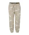 Calvin Klein Beige Trousers For Boy With Logo In Nude