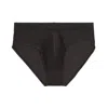 Calvin Klein Elasticated Logo Waistband Hip Briefs In Black