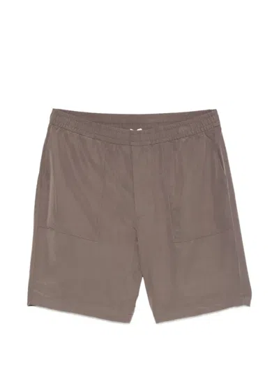 Calvin Klein Elasticated Pocket Shorts In Brown