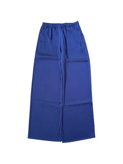 Calvin Klein Elasticated Trousers In Blue