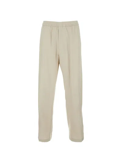 Calvin Klein Elasticated Trousers In Neutral