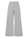Calvin Klein Elasticated Wide-leg Trousers In Gray
