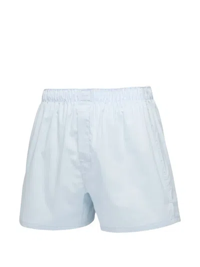 Calvin Klein Elasticated-waist Boxers Set ( Set Of Three) In Blue