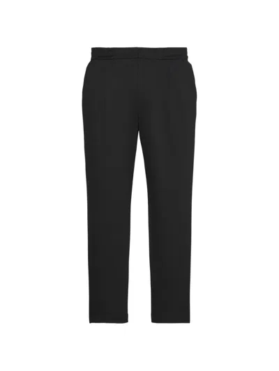 Calvin Klein Elasticated-waistband Trousers In Black