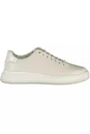 Calvin Klein Elegant Beige Trainer With Logo Detail