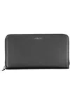 Calvin Klein Elegant Black Polyethylene Wallet With Rfid Lock