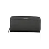Calvin Klein Sleek Designer Three-compartment Wallet In Black