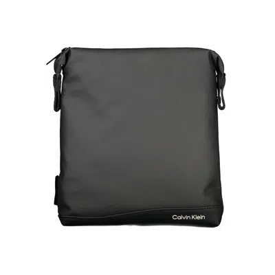 Calvin Klein Elegant Black Shoulder Bag With Contrast Details