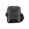 Calvin Klein Elegant Black Shoulder Bag With Contrasting Accents