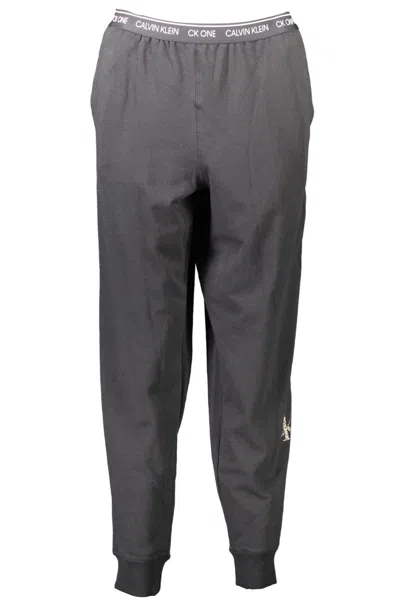 Calvin Klein Elegant Contrasting Lounge Leggings In Gray