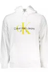 Calvin Klein Elevated Organic Cotton Hoodie Sweater In White