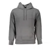 Calvin Klein Elegant Gray Hooded Sweatshirt