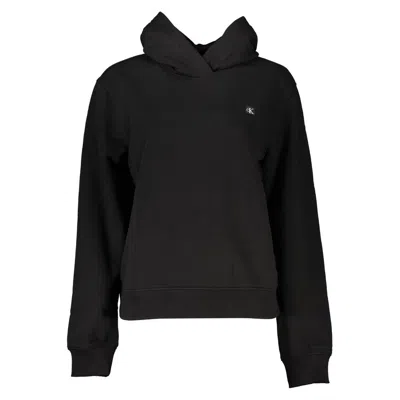 Calvin Klein Elegant Hooded Sweatshirt In Timeless Black