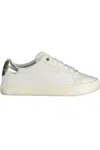 Calvin Klein Elegant White Contrast Lace-up Sneakers