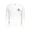 Calvin Klein Elevated Fleece Hooded Sweatshirt In White