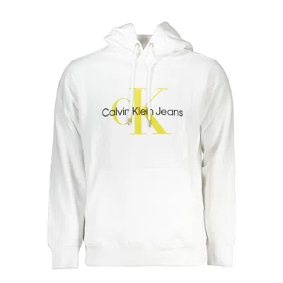 Calvin Klein Elevated Organic Cotton Hoodie Sweater In White