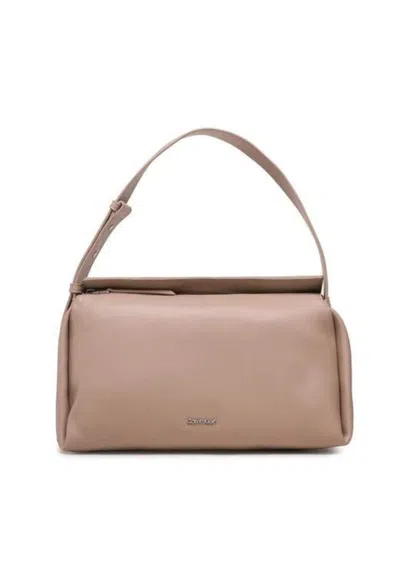 Calvin Klein Elevated Soft Should Handbag In Neutral