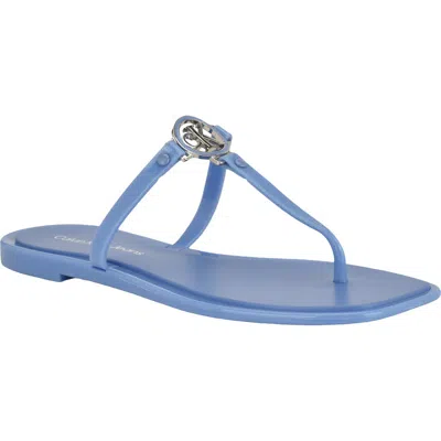 Calvin Klein Ellye Sandal In Blue