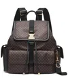Calvin Klein Elora Medium Backpack Bag In Brown Khaki,black