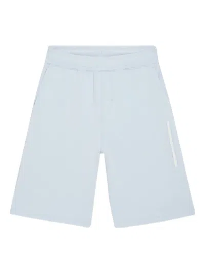 Calvin Klein Embossed Logo Shorts In Blue