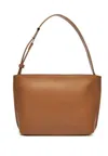 Calvin Klein Embossed Logo Small Tote Bag In Marrone
