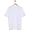 Calvin Klein Embossed Monogram T-shirt In Brilliant White