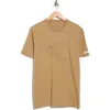 Calvin Klein Embossed Monogram T-shirt In Brown