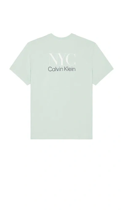 Calvin Klein Embroidered Nyc Back Crewneck Tee