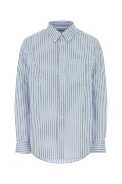Calvin Klein Embroidered Stretch Oxford Shirt In Multi