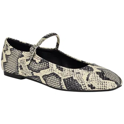 Calvin Klein Emery Womens Snake Print Faux Leather Mary Janes In Multi
