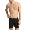Calvin Klein Endurance Boxer Brief In Power Green In Black