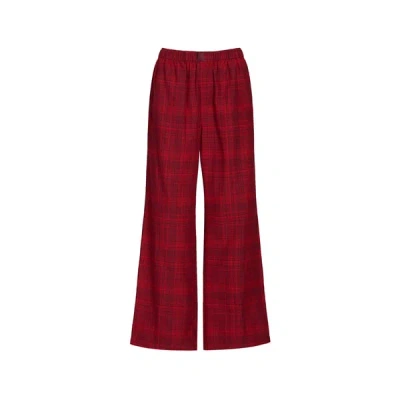 Calvin Klein Ensemble De Pyjama En Flanelle In Red