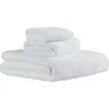 Calvin Klein Entwine 3-piece Towel Set In White