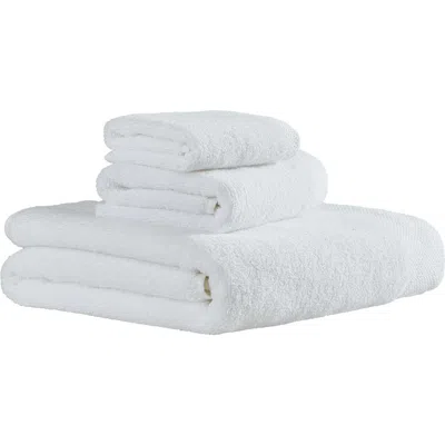 Calvin Klein Entwine 3-piece Towel Set In White