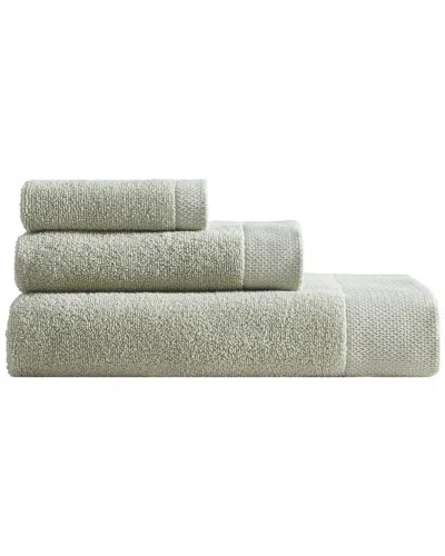 Calvin Klein Entwine Solid Cotton Terry 3pc Towel Set